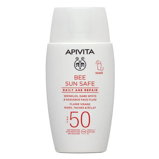 Apivita Daily Anti-Ageing Repair Fluido Diário para o Rosto Spf50, 50 Ml