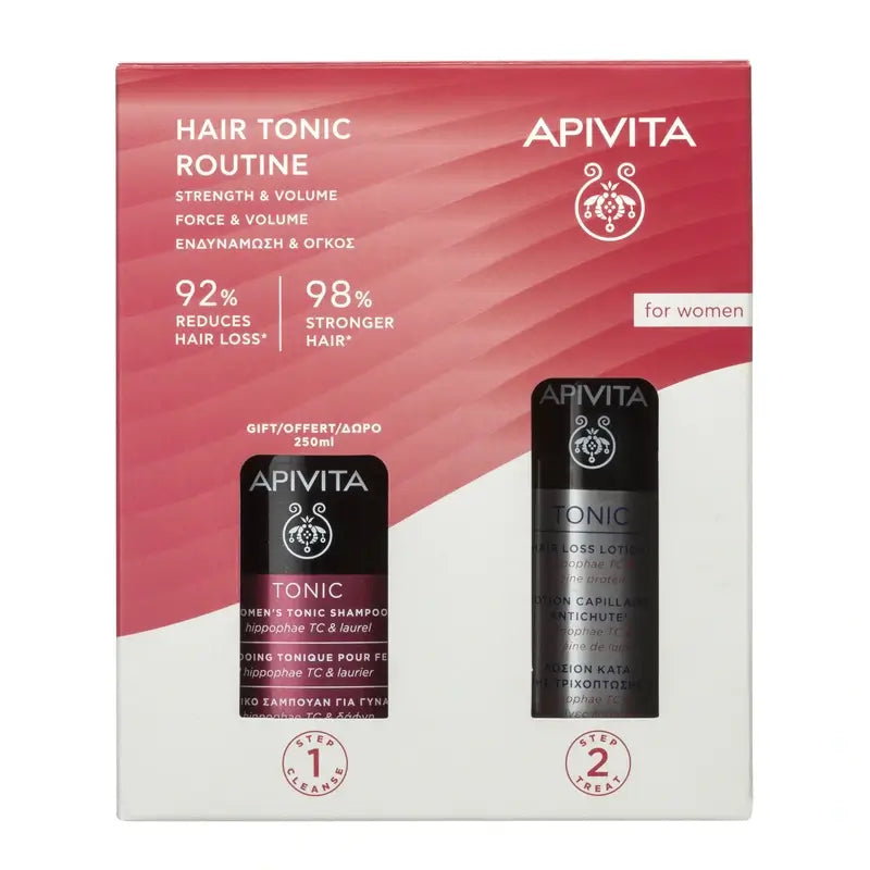 Apivita Tonic Promo Loção Anti-Queda para Mulheres, 150 Ml + Champô Tónico Grátis 250Ml