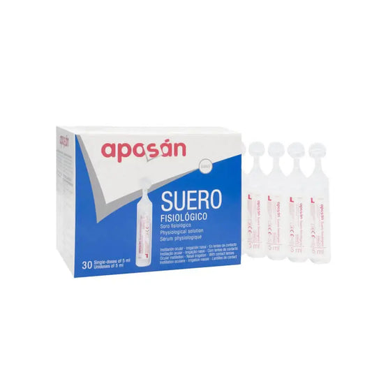 APOSAN SUERO FISIOLOGICO NASAL MONODOSIS 5 ML 30 U