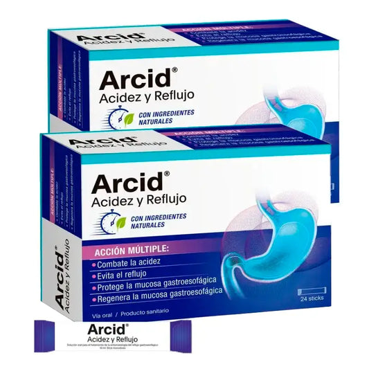 Arcid Azia e Refluxo , Embalagem 2 x 24 sticks