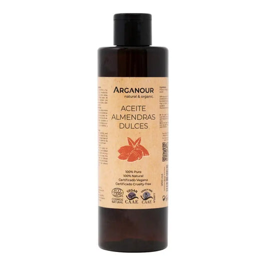 Óleo Vegetal de Argão Óleo de Amêndoas Doces, 250 Ml