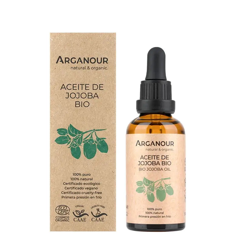 Óleo Vegetal de Arganour Óleo de Jojoba, 50 Ml