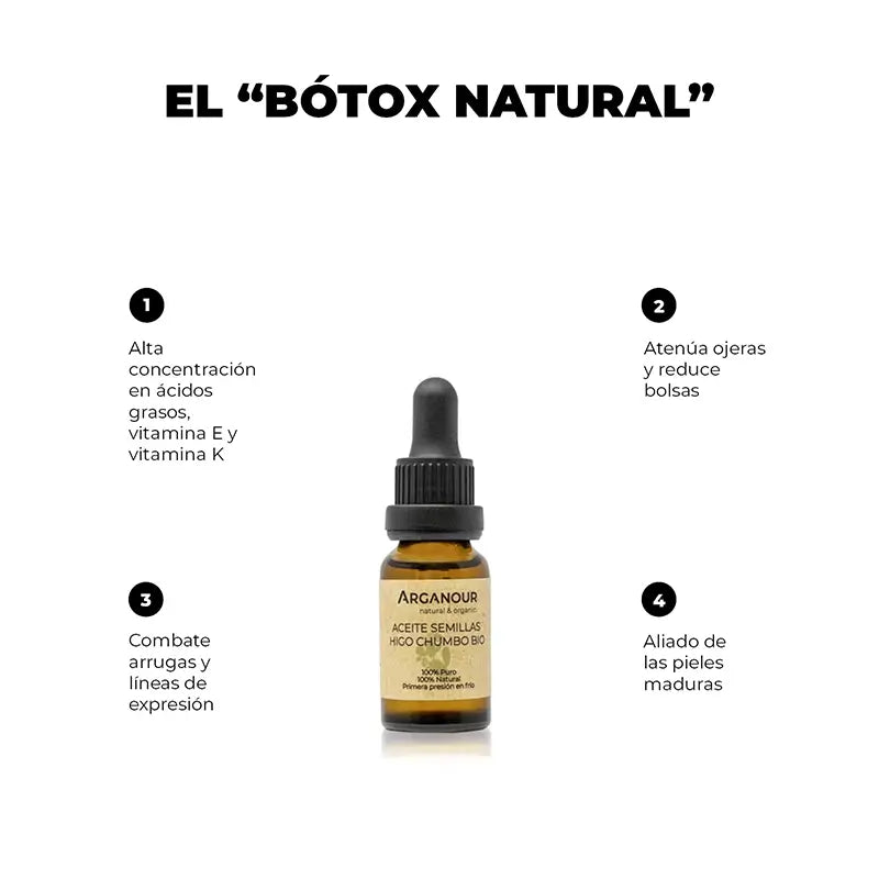 Óleo Vegetal de Arganour Óleo de Semente de Figo da Índia, 15 Ml