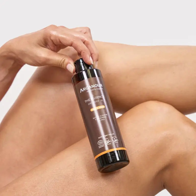Óleo Corporal de Argão Óleo Corporal Vitaminado The Essence, 200 Ml