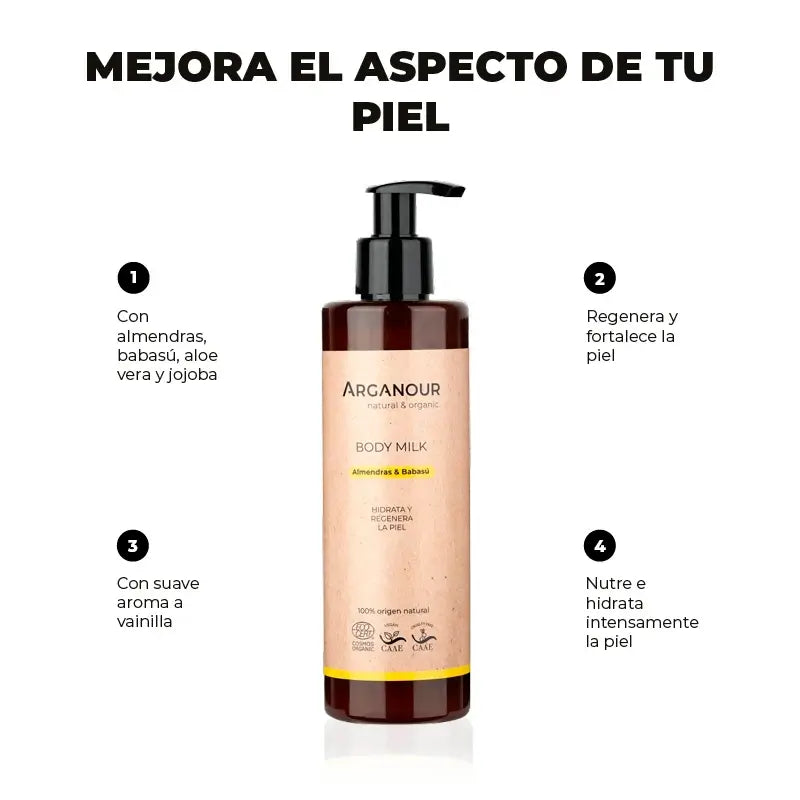 Leite Corporal Arganour, 250 Ml