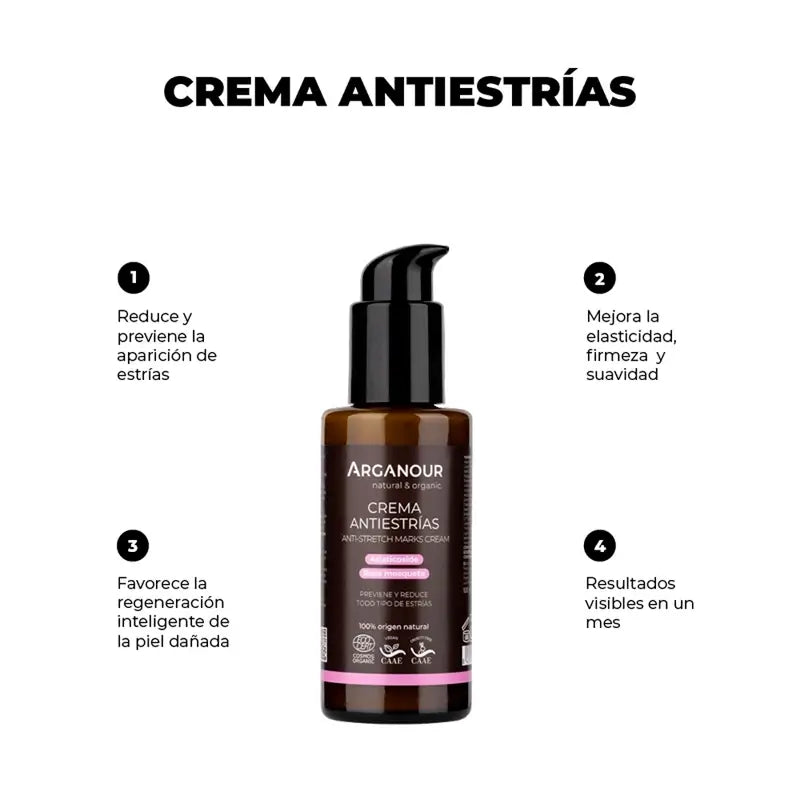Arganour Creme Anti-Estrias Corporal, 100 Ml
