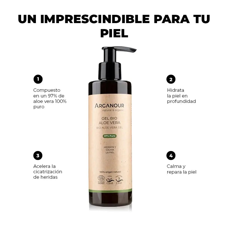 Gel Corporal Arganour Aloé Vera, 250 Ml