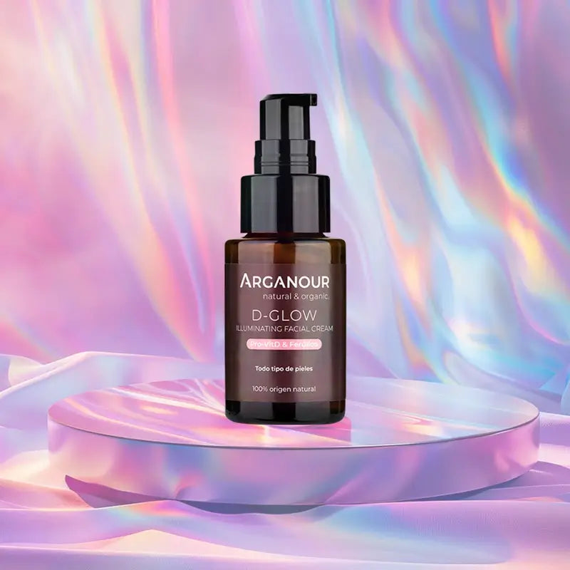 Arganour D-Glow - Creme Iluminador para o Rosto, 30 Ml