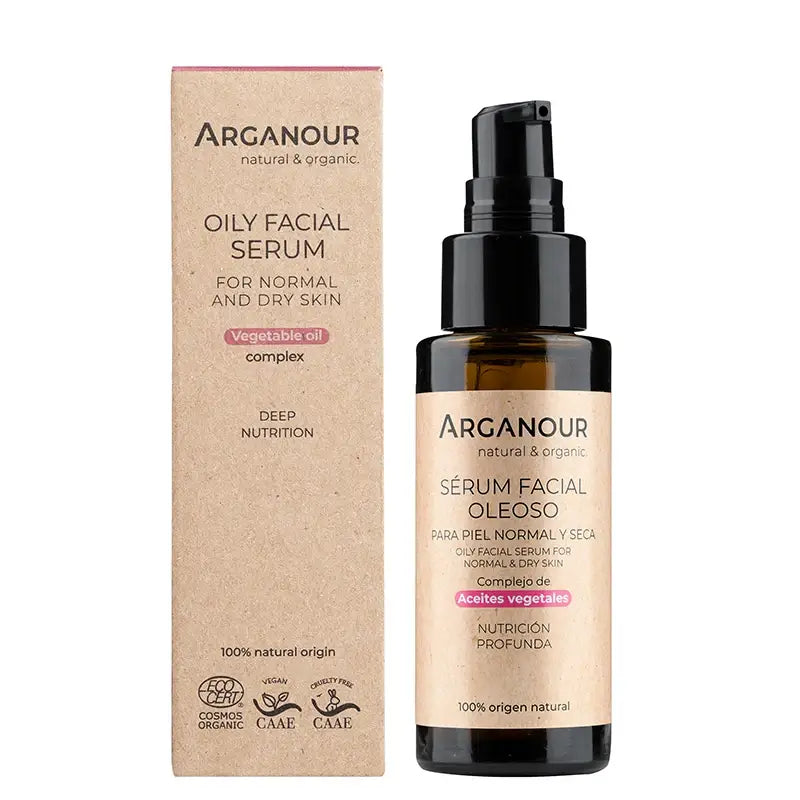 Arganour Serum Facial Nutritivo Pele Seca/Normal, 50 ml
