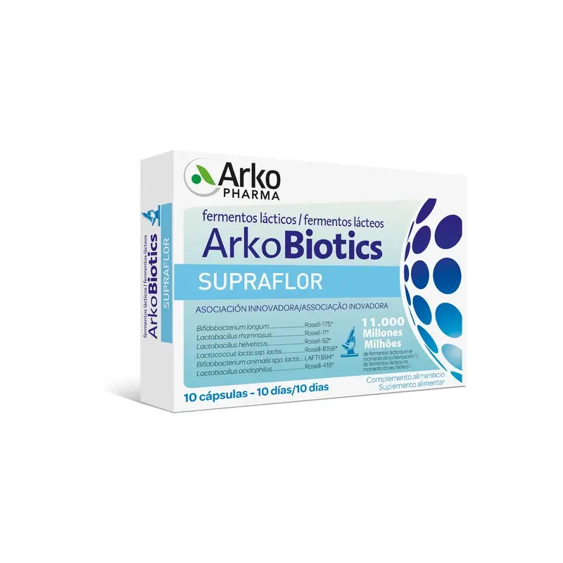 Arkobiotics Supraflor Adult 10 Cápsulas - Arkopharma