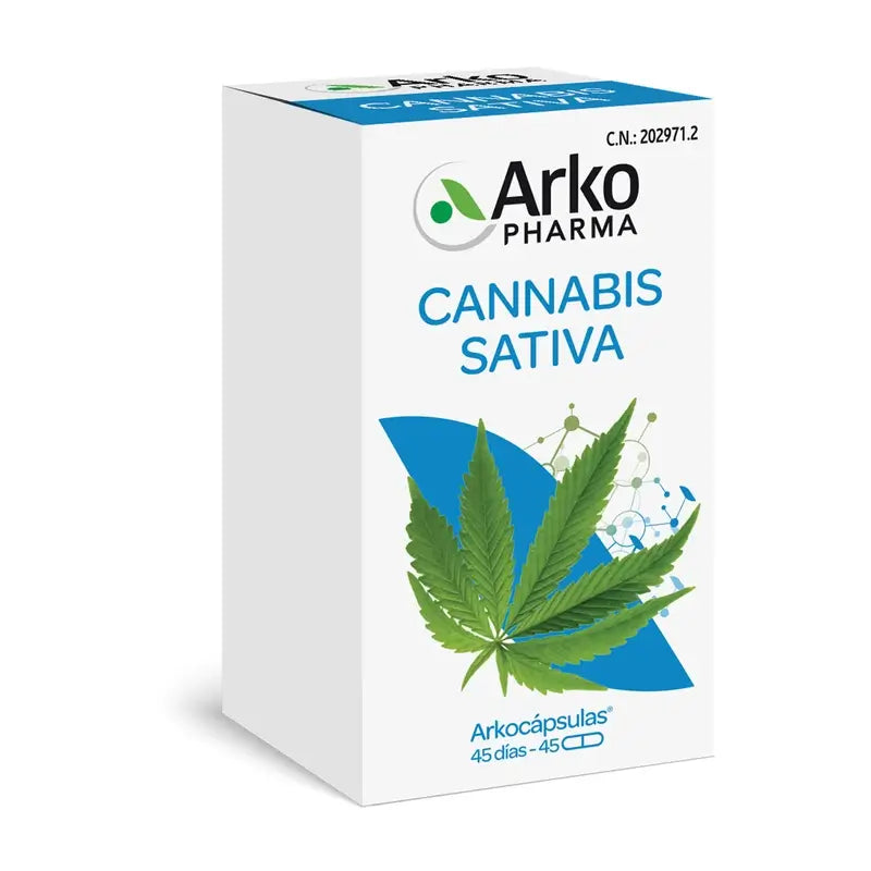 Arkocápsulas Cannabis Sativa Bio 45 Cápsulas Arkopharma