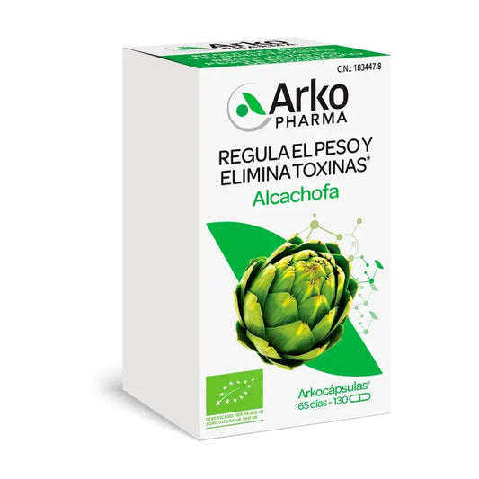 Arkocápsulas Artichoke Bio 130 Capsules Arkopharma