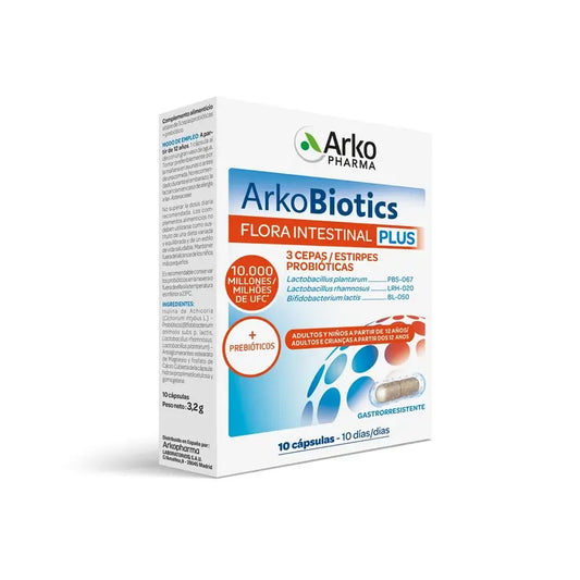 Arkopharma Arkobiotics Intestinal Flora Plus, 10 cápsulas