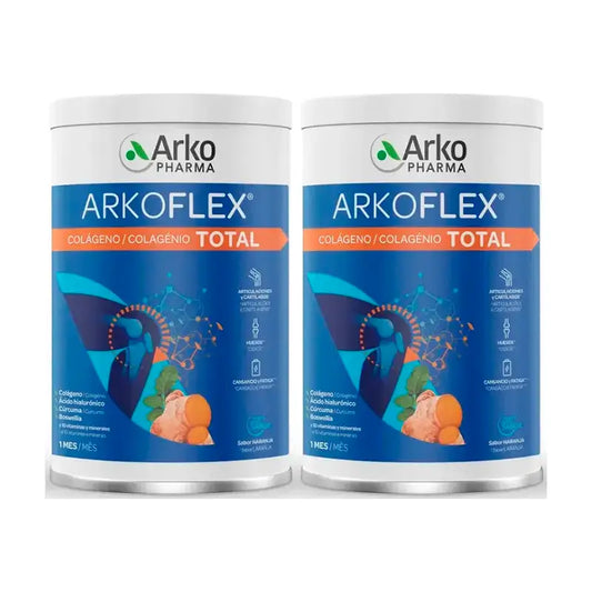 Arkopharma Arkoflex Colagénio Total Sabor a Laranja, 2X390Gr