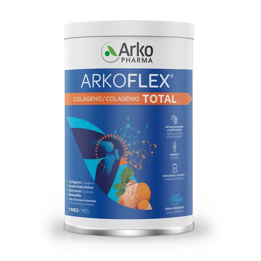 Arkoflex Colagénio Total Sabor a Laranja 390g - Arkopharma