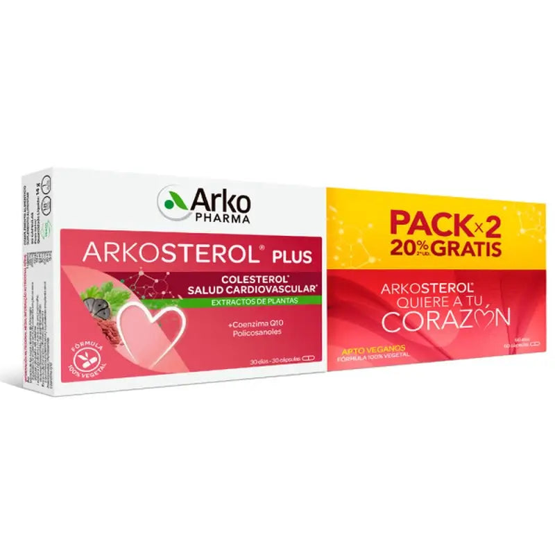 Arkosterol Plus Pack 60 Cápsulas Arkopharma
