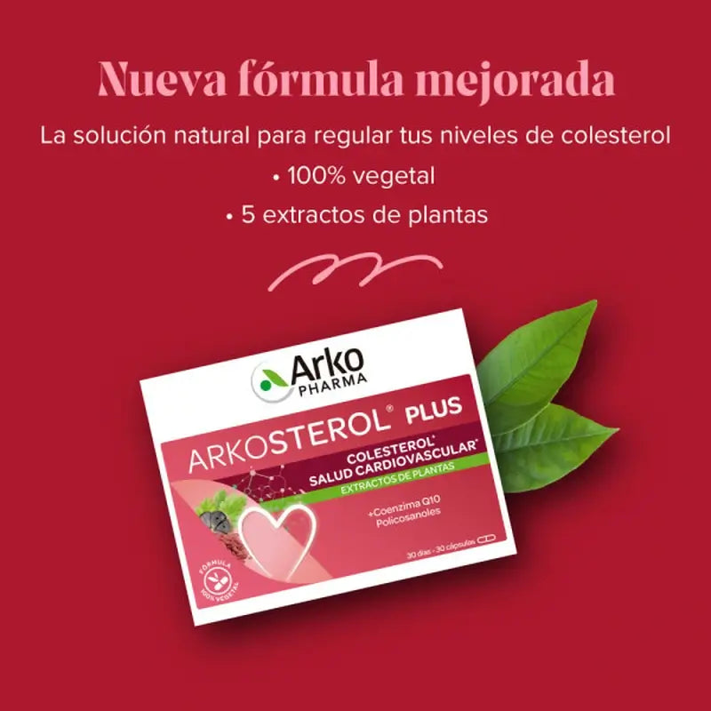 Arkopharma Arkosterol Plus Pack, 60 cápsulas