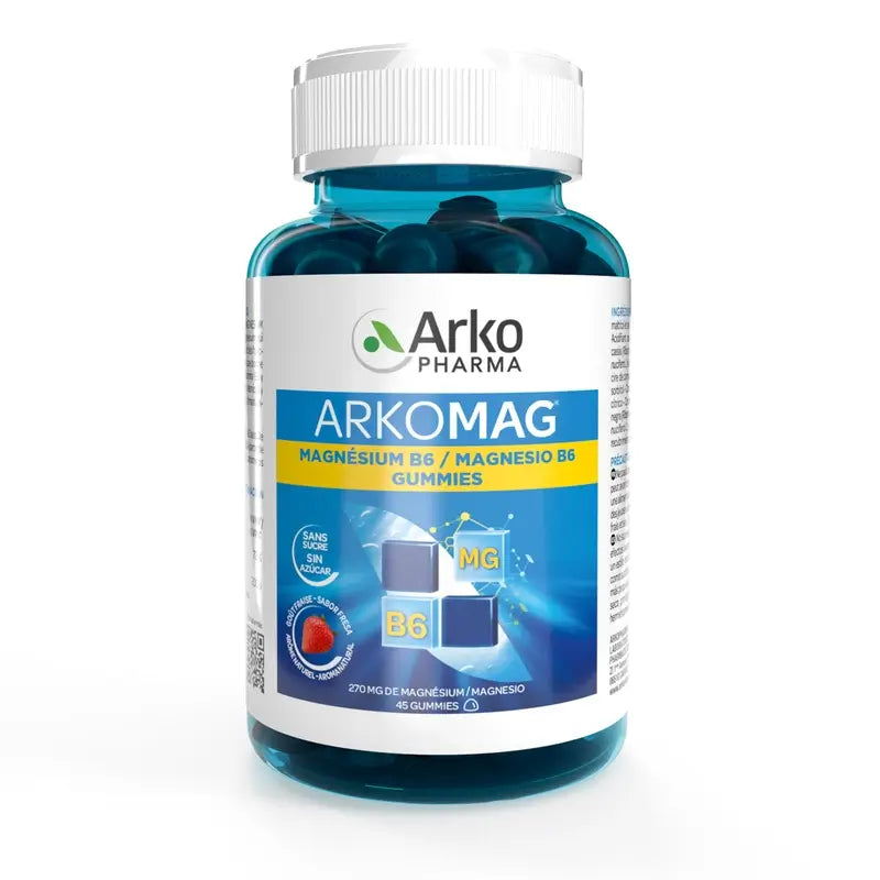 Arkopharma Arkomag Magnésio B6, 45 gomas