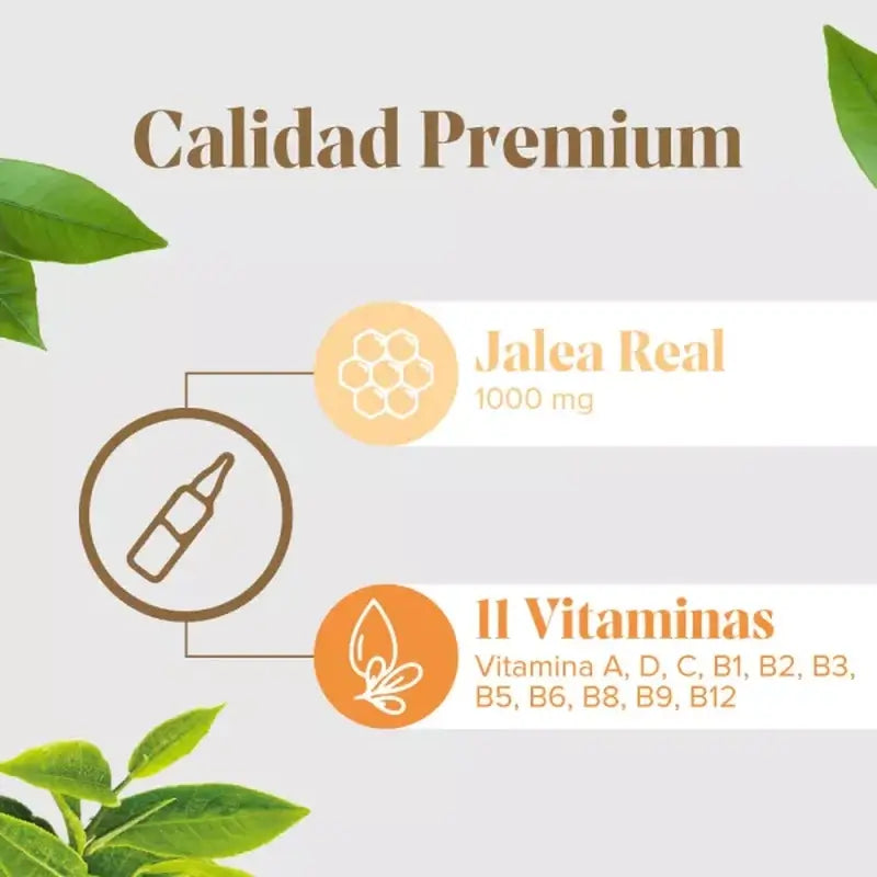 Arkopharma Arkoreal Vitadefensas Geleia Real Sem Açúcar, 20 ampolas