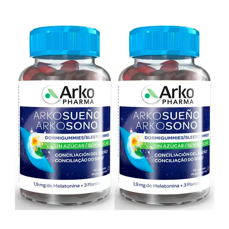 Arkopharma Arkosueño Dormigummies, 2X60 Gomas sem açúcar