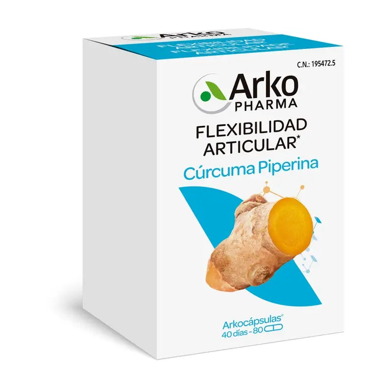 Arkocápsulas Turmeric Bio 80 Cápsulas Arkopharma