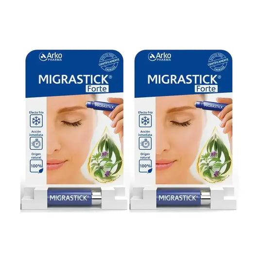 Arkopharma Migrastick Forte Roll-On Dor de cabeça 2X3Ml