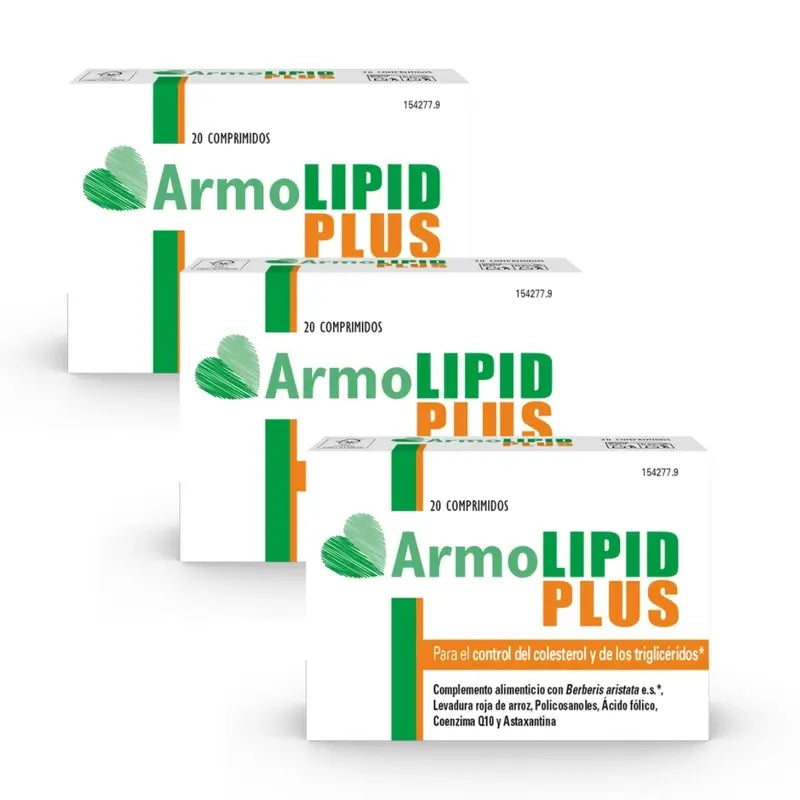 Armolipid Cholesterol Plus, 3 x 20 comprimidos