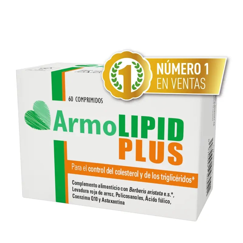 Armolipid Plus Controlo do Colesterol e dos Triglicéridos, 60 Cápsulas
