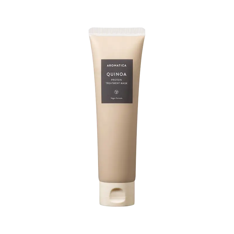 Máscara de tratamento capilar com proteínas de quinoa da Aromatica, 160 ml