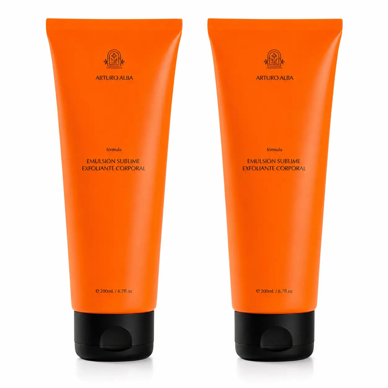 Arturo Alba Emulsão Esfoliante Corporal Sublime, 200 ml, embalagem com 2 unidades