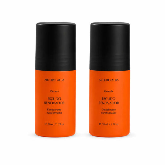 Arturo Alba Escudo Renovador Desodorizante Transformador, 50 ml, embalagem com 2 unidades