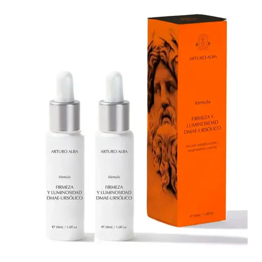 Arturo Alba Fórmula Reafirmante e Luminosa Dmae-Ursolic, Embalagem 2 x 30Ml