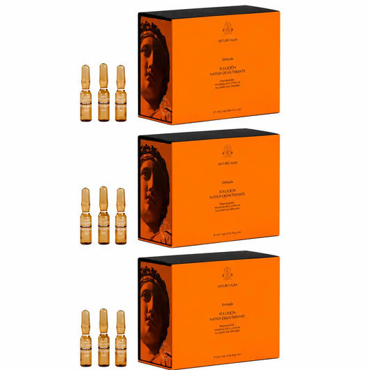 Arturo Alba Fórmula Solução Desalinizante Natural, 20 ampolas de 1 ml, embalagem de 3