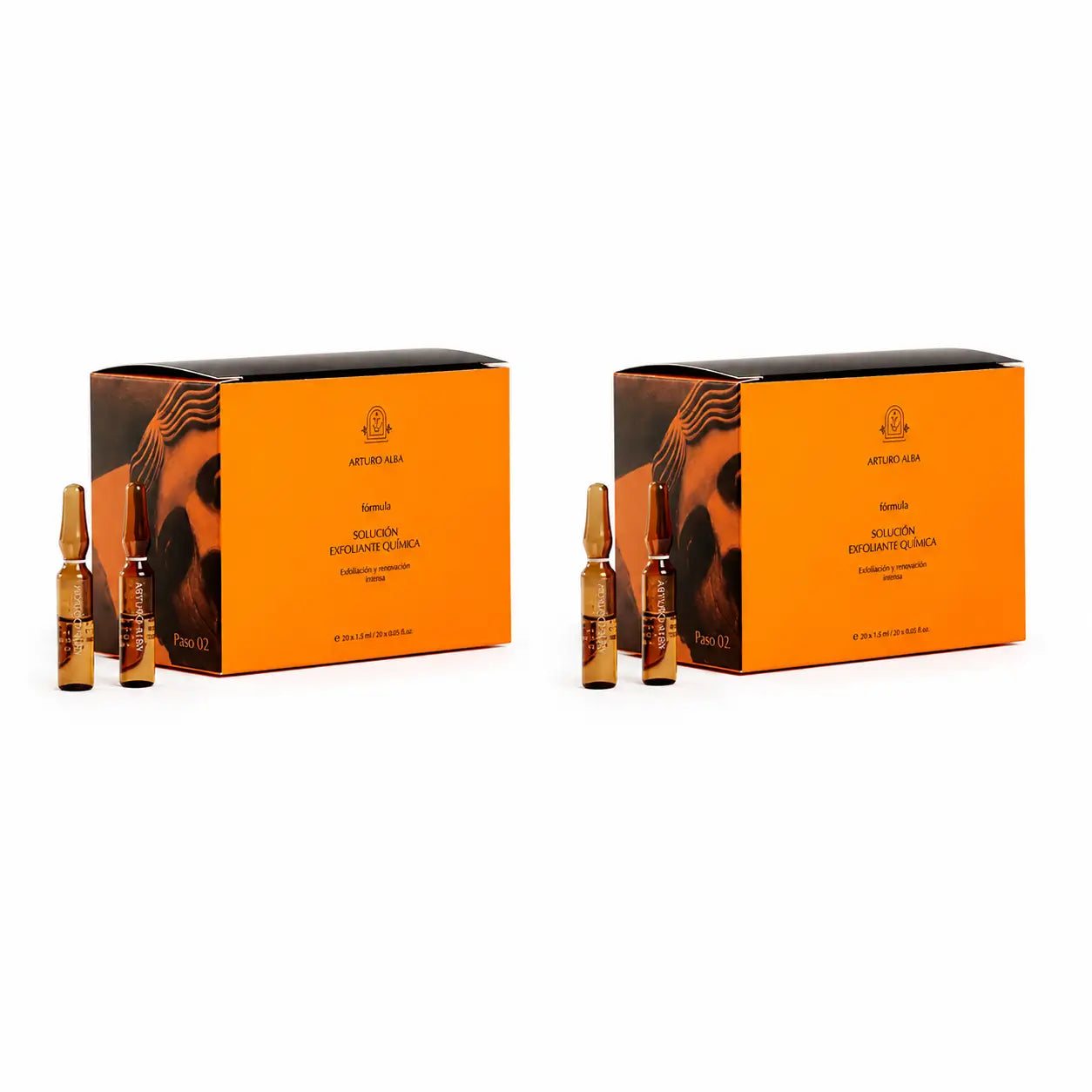 Arturo Alba Solução Esfoliante Química, 20 frascos de 150 ml, embalagem de 2