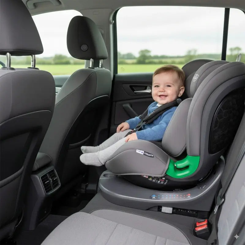 Cadeira auto Asalvo 40-150 Cms Austen 3 Cinzento
