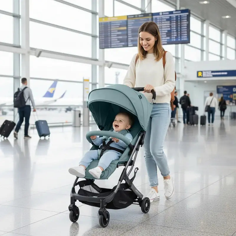 Carrinho de bebé Asalvo Verde Amsterdão