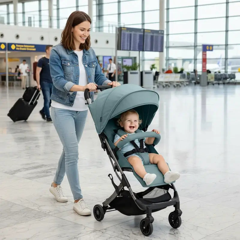 Carrinho de bebé Asalvo Verde Amsterdão