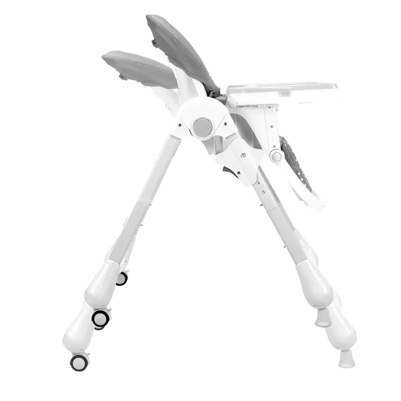 Cadeira alta Asalvo com rodas Bunny Cinzento