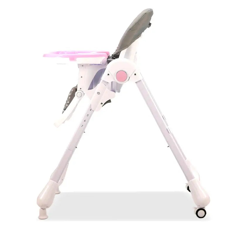 Cadeira alta com rodas Asalvo Pink Bunny