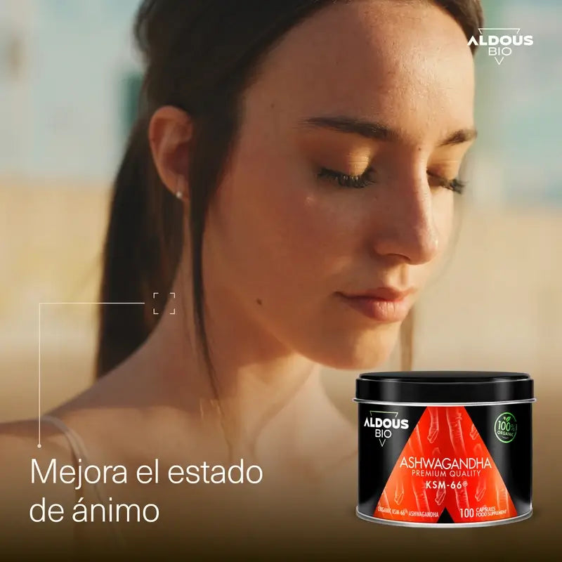 Orgânico Aldous Ashwagandha KSM-66, 600mg