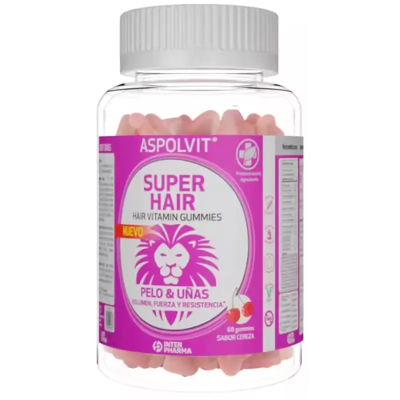 Aspolvit Gummies Super Hair 60 gomas