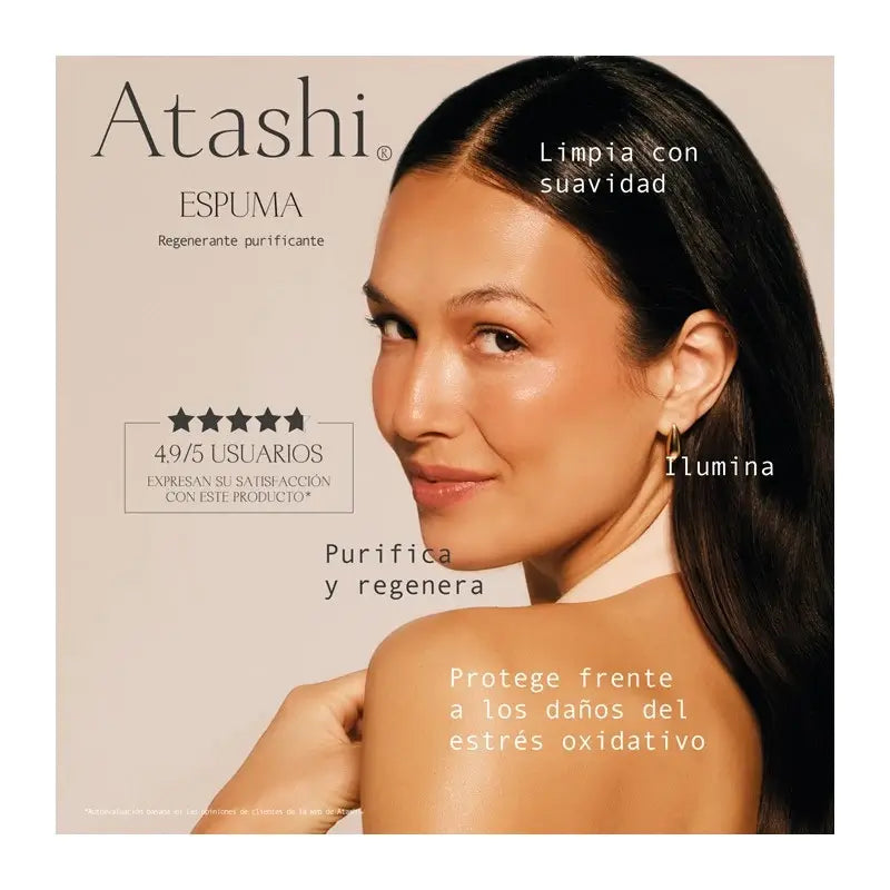 Atashi Antioxidant Longetive Glycolic Acid Purifying Cleansing Foam 150 Ml