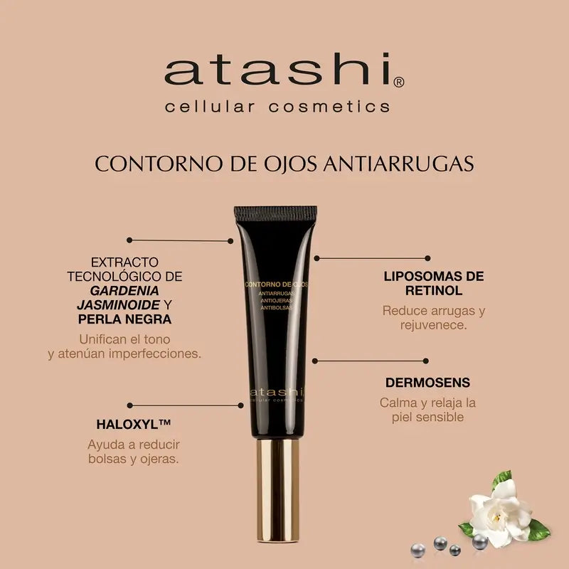 Atashi Sérum Anti-Idade Redensificante + Contorno de Olhos Anti-Rugas