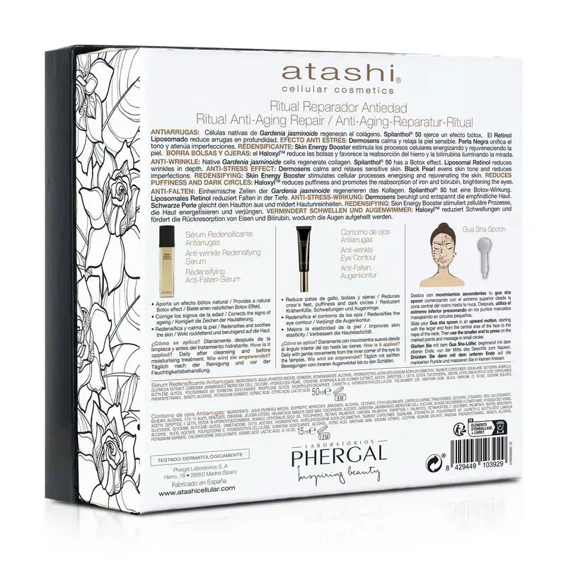 Atashi Sérum Anti-Idade Redensificante + Contorno de Olhos Anti-Rugas