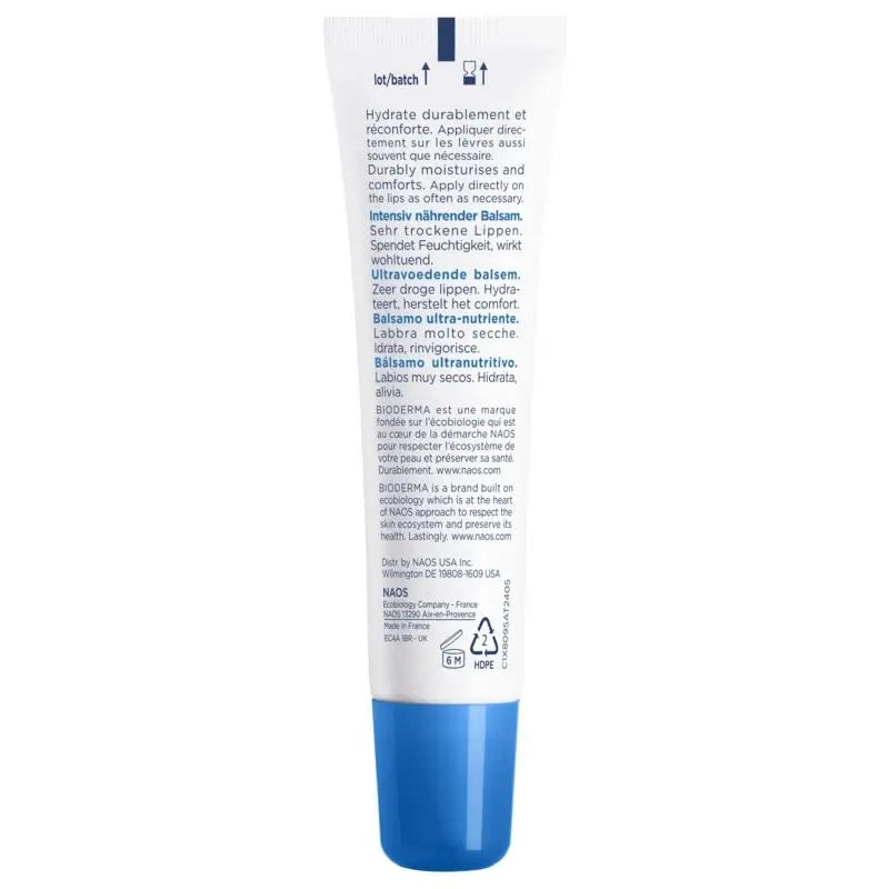 BIODERMA ATODERM BÁLSAMO LABIAL 15 ML