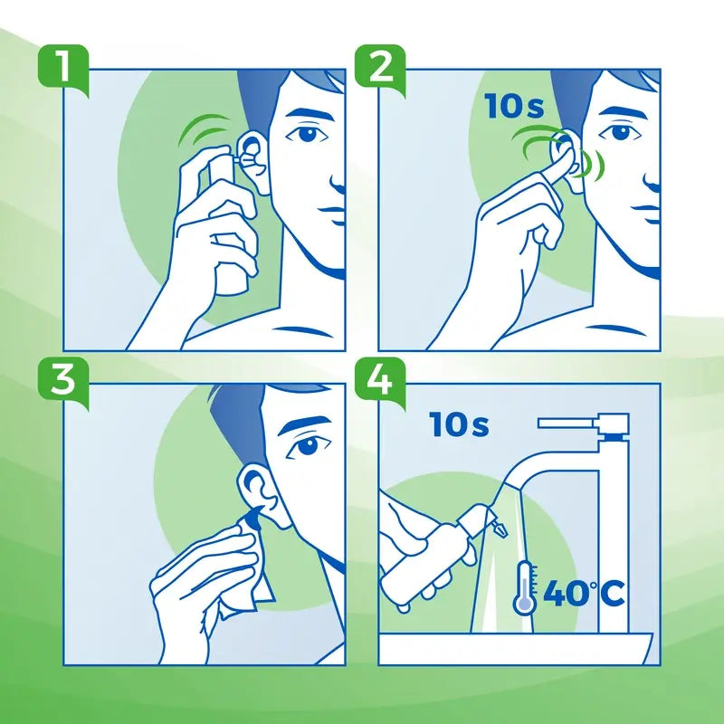 Audispray Solução de limpeza dos ouvidos 50 ml