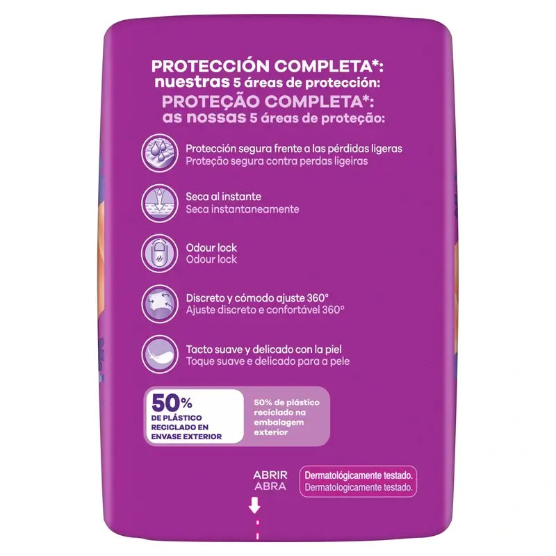 Ausonia Discreet Normal Incontinence Briefs Tamanho L, 7 Briefs