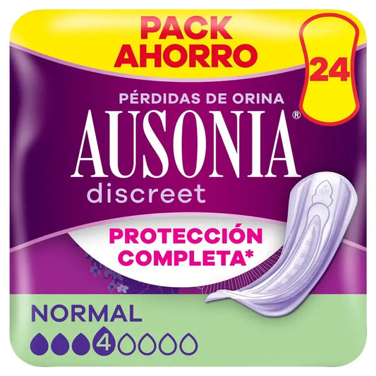 Ausonia Discreet Pads para perdas normais de urina, 24 unidades
