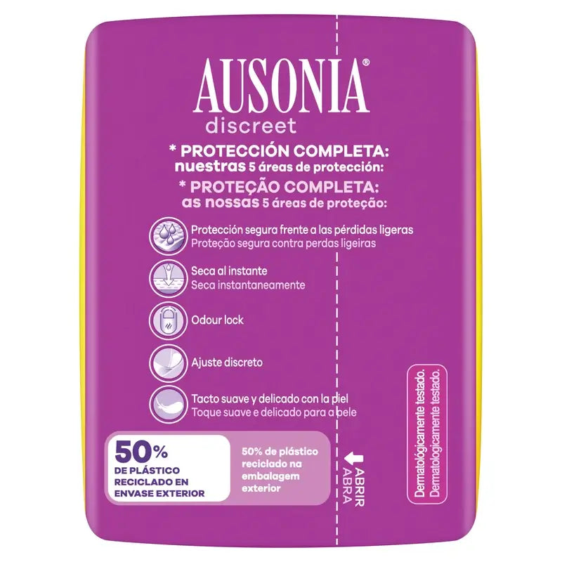 Ausonia Discreet Pads para perdas normais de urina, 24 unidades