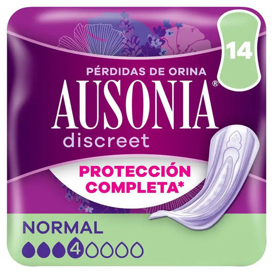 Ausonia Discreet Pads para perdas normais de urina, 14 unidades